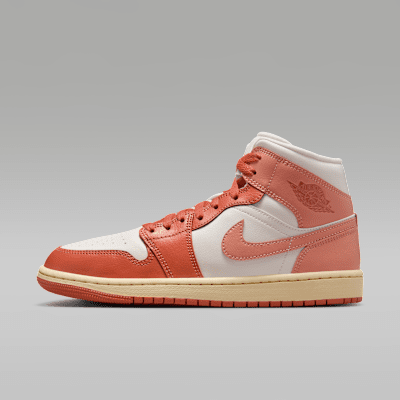 Nike AIR JORDAN 1MID 27cm 新品未使用 JORDAN BRAND SU25 AIR JORDAN 1 MID ホワイト/ブラック-ラスト